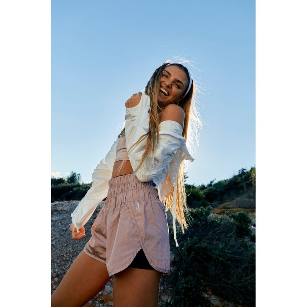 Free People Fp Movement Sz. M Moonlight Mauve By The Way Home Shorts